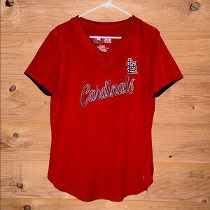 Genuine Merchandise Red TX3 Cool Jersey woman’s XL St. Louis Cardinals Baseball